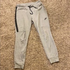 Size L, grey Nike Tech Fleece joggers